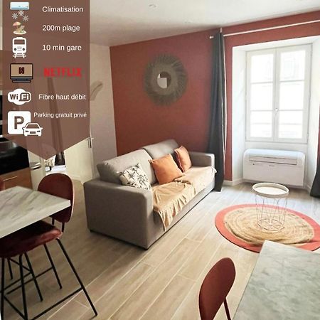 Sublime T2/ Cosy/ Clim/ Parking/Plage ม็องตง ภายนอก รูปภาพ