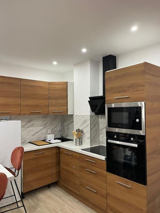 Sublime T2/ Cosy/ Clim/ Parking/Plage ม็องตง ภายนอก รูปภาพ